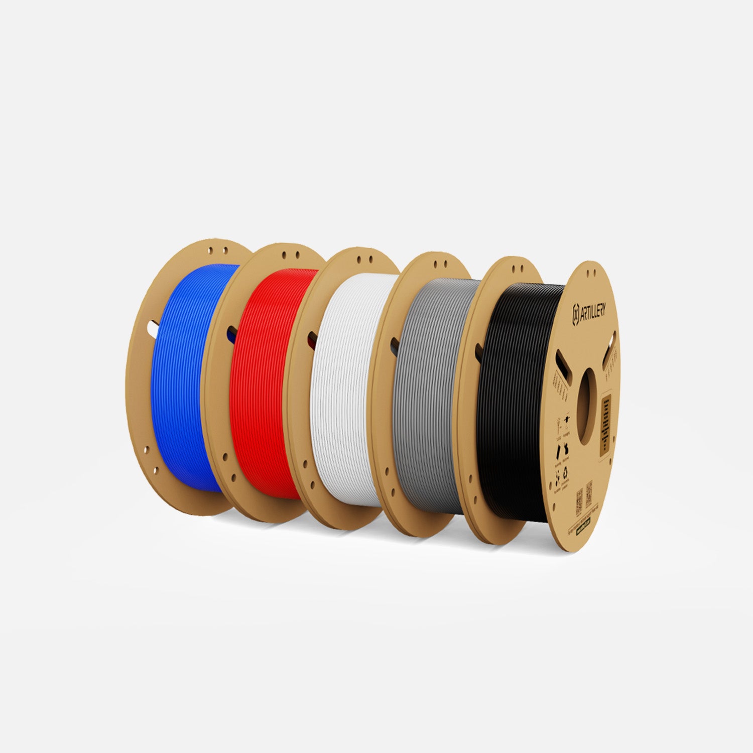 PLA 5-Color Filament Bundle
